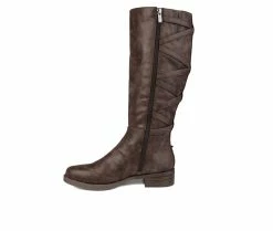 Best reviews of 👏 Women's Journee Collection Carly Wide Calf Knee High 🥾 Boots Brown ⭐ -London Fog Sales 3 124