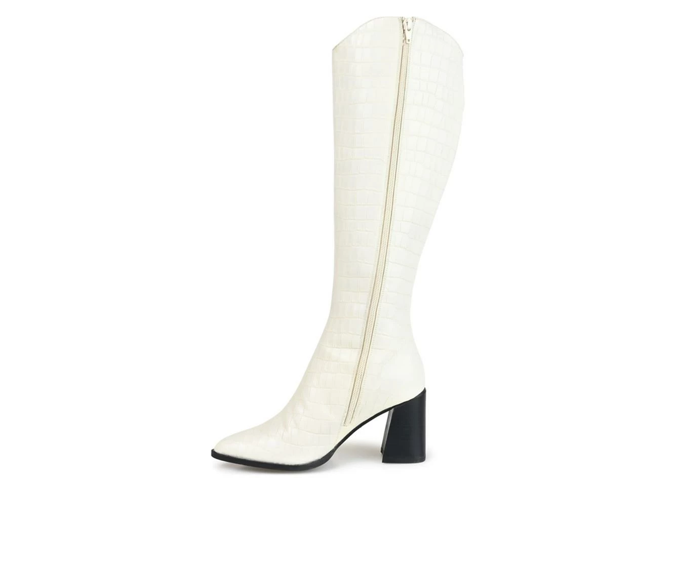 Promo ๐ Women's Journee Signature Laila Heeled Knee High ๐ฅพ Boots Off White โญ 4 Promo ๐ Women's Journee Signature Laila Heeled Knee High ๐ฅพ Boots Off White โญ - Image 4