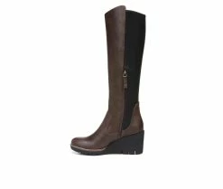 Cheap 🔥 Women's Dr. Scholls Lindy Knee High Wedge 🥾 Boots Fudge Brown ⌛ -London Fog Sales 3 140