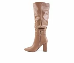 Budget ๐ฏ Women's London Rag Hanoi Knee High Heeled ๐ฅพ Boots Taupe ๐ฅฐ 9 Budget ๐ฏ Women's London Rag Hanoi Knee High Heeled ๐ฅพ Boots Taupe ๐ฅฐ -London Fog Sales 3 148
