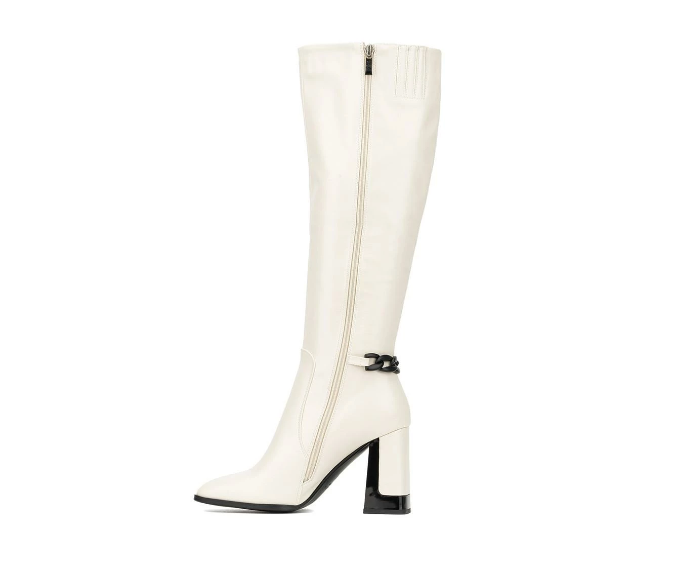 Best deal 🛒 Women's Torgeis Lauren Knee High Heeled 🥾 Boots Off White 🥰 4 Best deal 🛒 Women's Torgeis Lauren Knee High Heeled 🥾 Boots Off White 🥰 - Image 4