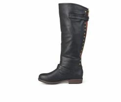 Hot Sale โญ Women's Journee Collection Spokane Extra Wide Calf Knee High ๐ฅพ Boots Black ๐ 9 Hot Sale โญ Women's Journee Collection Spokane Extra Wide Calf Knee High ๐ฅพ Boots Black ๐ -London Fog Sales 3 17