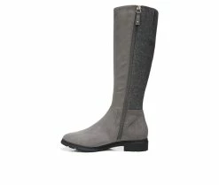 Cheapest 👍 Women's Dr. Scholls New Start Knee High Riding 🥾 Boots Grey 🥰 9 Cheapest 👍 Women's Dr. Scholls New Start Knee High Riding 🥾 Boots Grey 🥰 -London Fog Sales 3 189