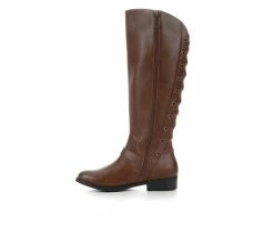 Top 10 😍 Women's Daisy Fuentes Triniti Knee High 🥾 Boots Brown ❤️ -London Fog Sales 3 21