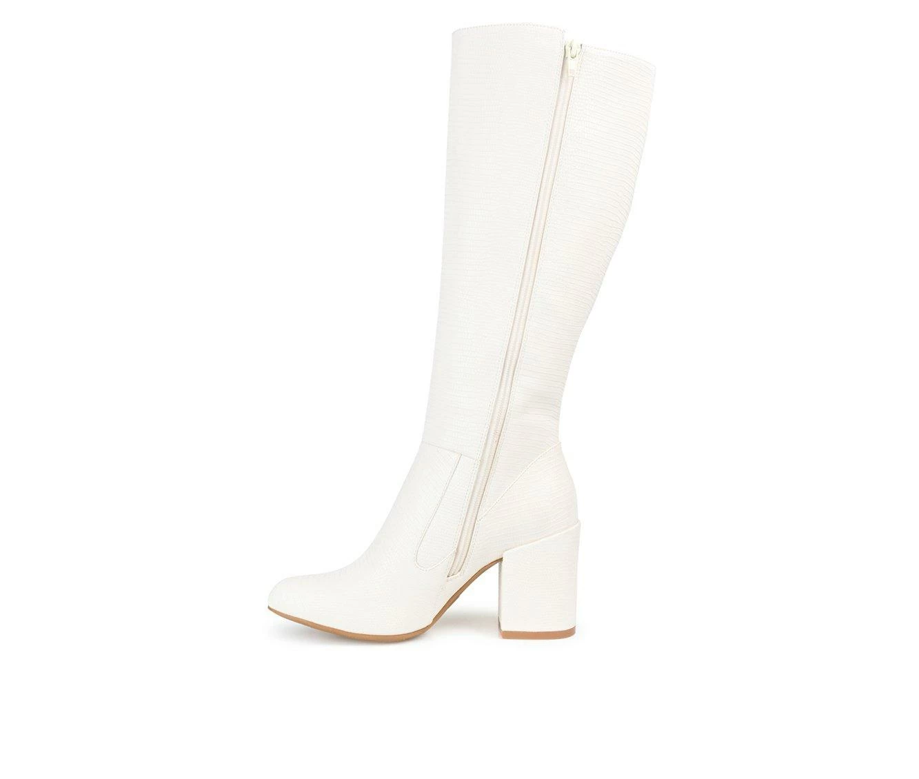Best Sale ๐งจ Women's Journee Collection Tavia Wide Calf Knee High ๐ฅพ Boots White ๐ฅ 4 Best Sale ๐งจ Women's Journee Collection Tavia Wide Calf Knee High ๐ฅพ Boots White ๐ฅ - Image 4