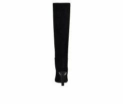 Cheap ⌛ Women's Nine West Eardy Knee High 🥾 Boots Black Suede 💯 -London Fog Sales 3 252