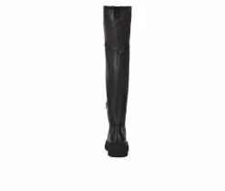 Discount ⭐ Women's Nine West Cellie Knee High 🥾 Boots Black 🌟 -London Fog Sales 3 261