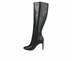 Budget ❤️ Women's Journee Collection Glenda Knee High 🥾 Boots Black 🤩 -London Fog Sales 3 269