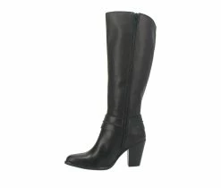 Budget 👍 Women's Code West Yolo Knee High 🥾 Boots Black 🎁 -London Fog Sales 3 277