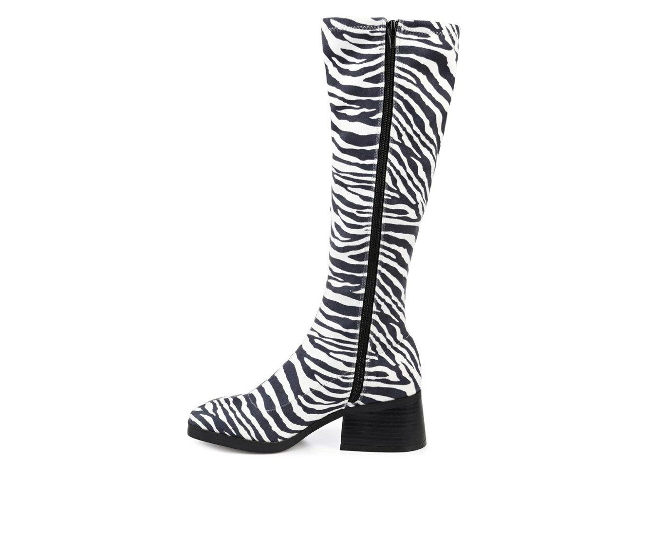 Best Sale ๐ Women's Journee Collection Aureila Wide Calf Knee High ๐ฅพ Boots Zebra ๐ 4 Best Sale ๐ Women's Journee Collection Aureila Wide Calf Knee High ๐ฅพ Boots Zebra ๐ - Image 4