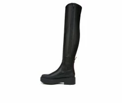 Discount 🌟 Women's Franco Sarto Janna Platform Knee High 🥾 Boots Black Croc 💯 -London Fog Sales 3 316