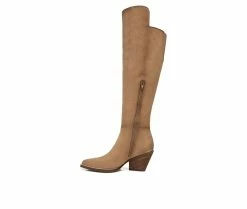 Discount ⭐ Women's Zodiac Ronson Knee High 🥾 Boots Latte 😉 -London Fog Sales 3 319