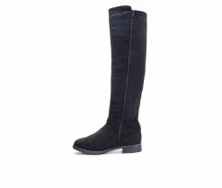 Brand new 👍 Women's CL By Laundry Fraya Knee High 🥾 Boots Black 🌟 -London Fog Sales 3 324
