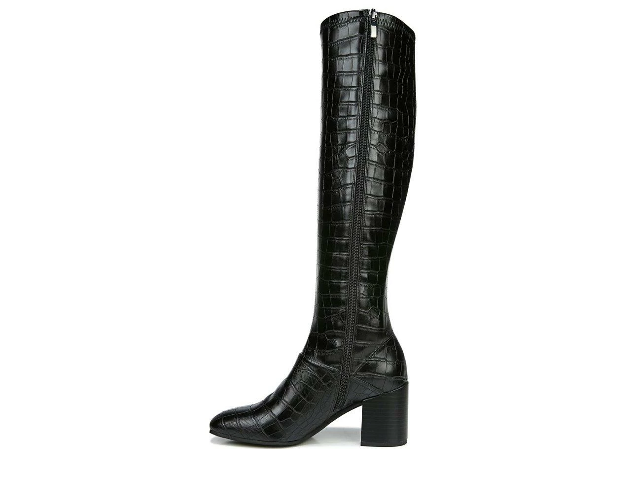 Cheapest ๐ Women's Franco Sarto Tribute Wide Calf Knee High ๐ฅพ Boots Black Croco ๐ 4 Cheapest ๐ Women's Franco Sarto Tribute Wide Calf Knee High ๐ฅพ Boots Black Croco ๐ - Image 4