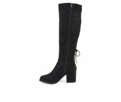 New 🤩 Women's Journee Collection Leeda Knee High 🥾 Boots Black 🌟 -London Fog Sales 3 356