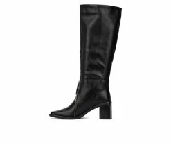 Outlet 🌟 Women's Torgeis Shylah Knee High 🥾 Boots Black 🎉 9 Outlet 🌟 Women's Torgeis Shylah Knee High 🥾 Boots Black 🎉 -London Fog Sales 3 394