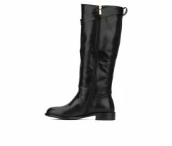 Promo ❤️ Women's Torgeis Serafina Knee High 🥾 Boots Black ⌛ -London Fog Sales 3 398