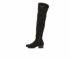 Best Pirce ⌛ Women's Y-Not Yah Over-the-Knee 🥾 Boots Black 😍 -London Fog Sales 3 408