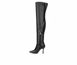 Outlet ✔️ Women's New York And Company Natalia Over The Knee 🥾 Boots Black PU 🛒 9 Outlet ✔️ Women's New York And Company Natalia Over The Knee 🥾 Boots Black PU 🛒 -London Fog Sales 3 417