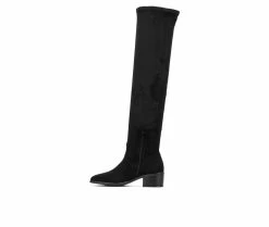 New 🎁 Women's New York And Company Rana Over The Knee 🥾 Boots Black ✨ -London Fog Sales 3 445