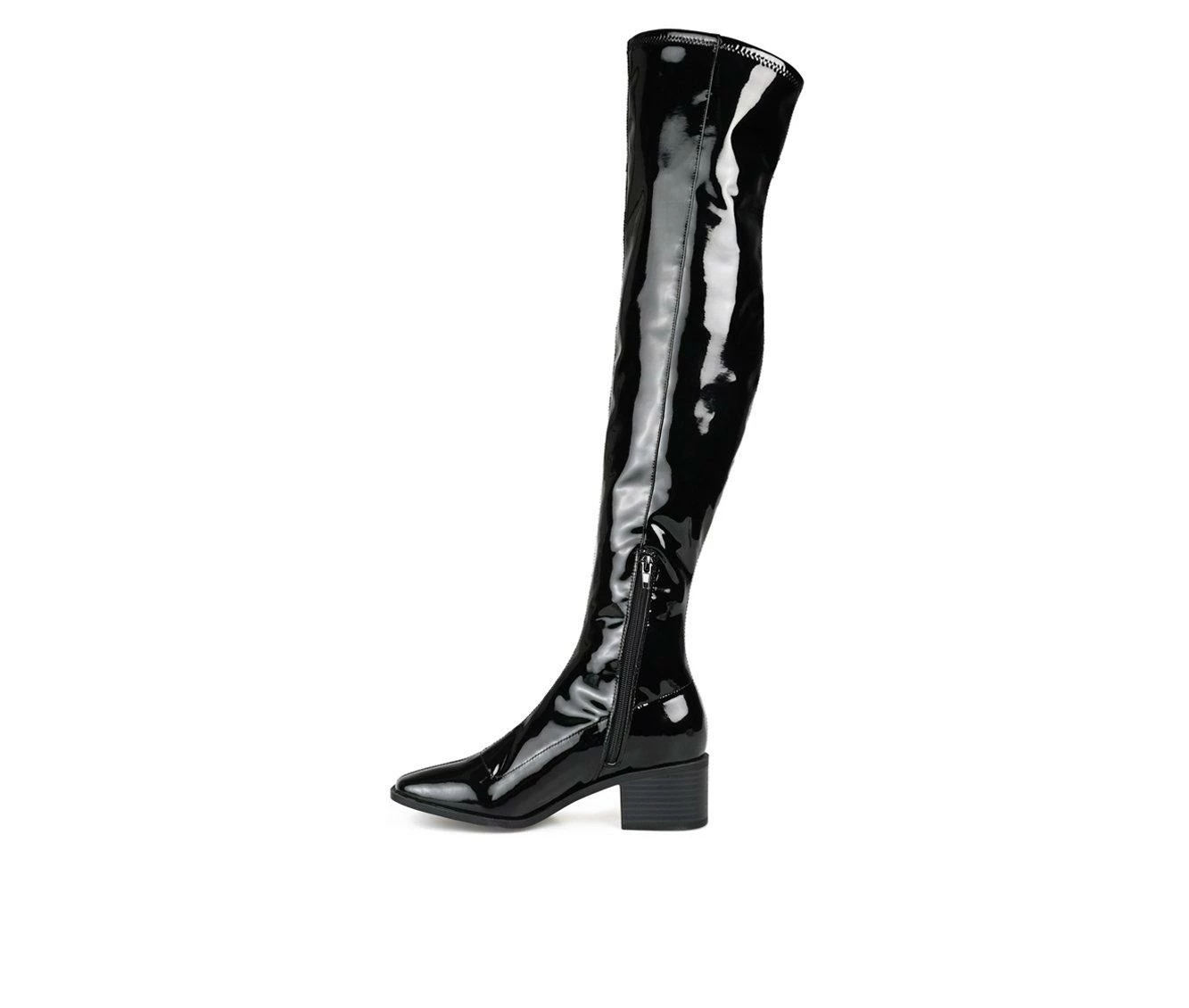 Buy 😀 Women's Journee Collection Mariana Extra Wide Calf Over-The-Knee 🥾 Boots Black ⭐ 4 Buy 😀 Women's Journee Collection Mariana Extra Wide Calf Over-The-Knee 🥾 Boots Black ⭐ - Image 4