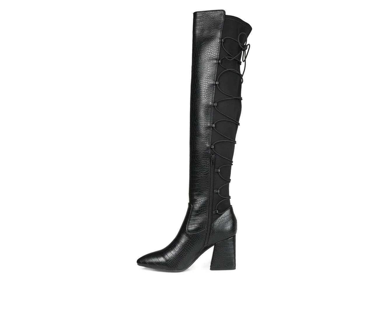 Budget ๐ฏ Women's Journee Collection Valorie Wide Calf Over-The-Knee ๐ฅพ Boots Croco ๐ 4 Budget ๐ฏ Women's Journee Collection Valorie Wide Calf Over-The-Knee ๐ฅพ Boots Croco ๐ - Image 4