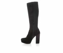 Hot Sale 🛒 Women's Y-Not Legal Knee High 🥾 Boots Black ⌛ -London Fog Sales 3 49