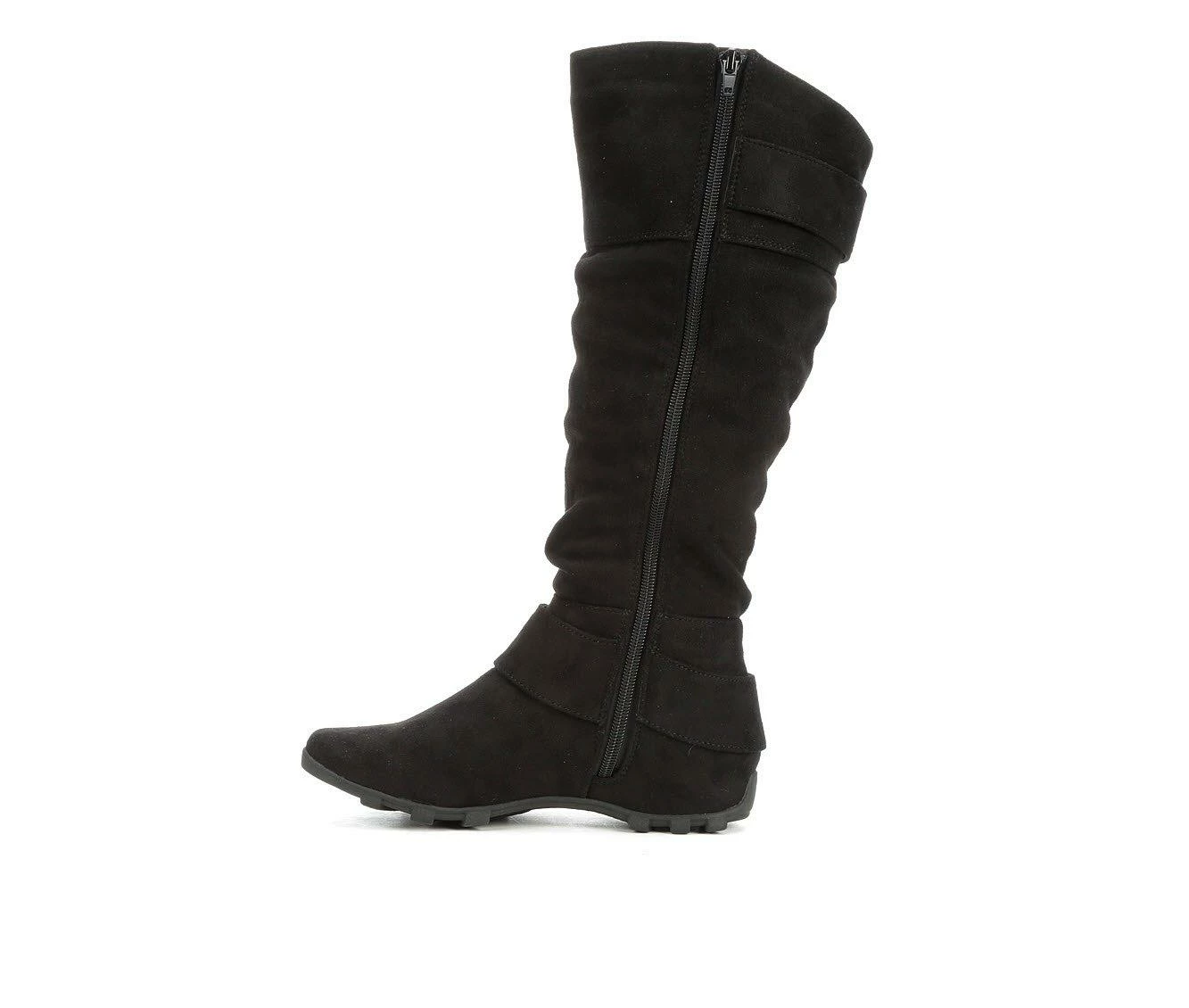 Wholesale 🧨 Women's Unr8ed Skippy Ruched Knee High 🥾 Boots Black 🔥 4 Wholesale 🧨 Women's Unr8ed Skippy Ruched Knee High 🥾 Boots Black 🔥 - Image 4
