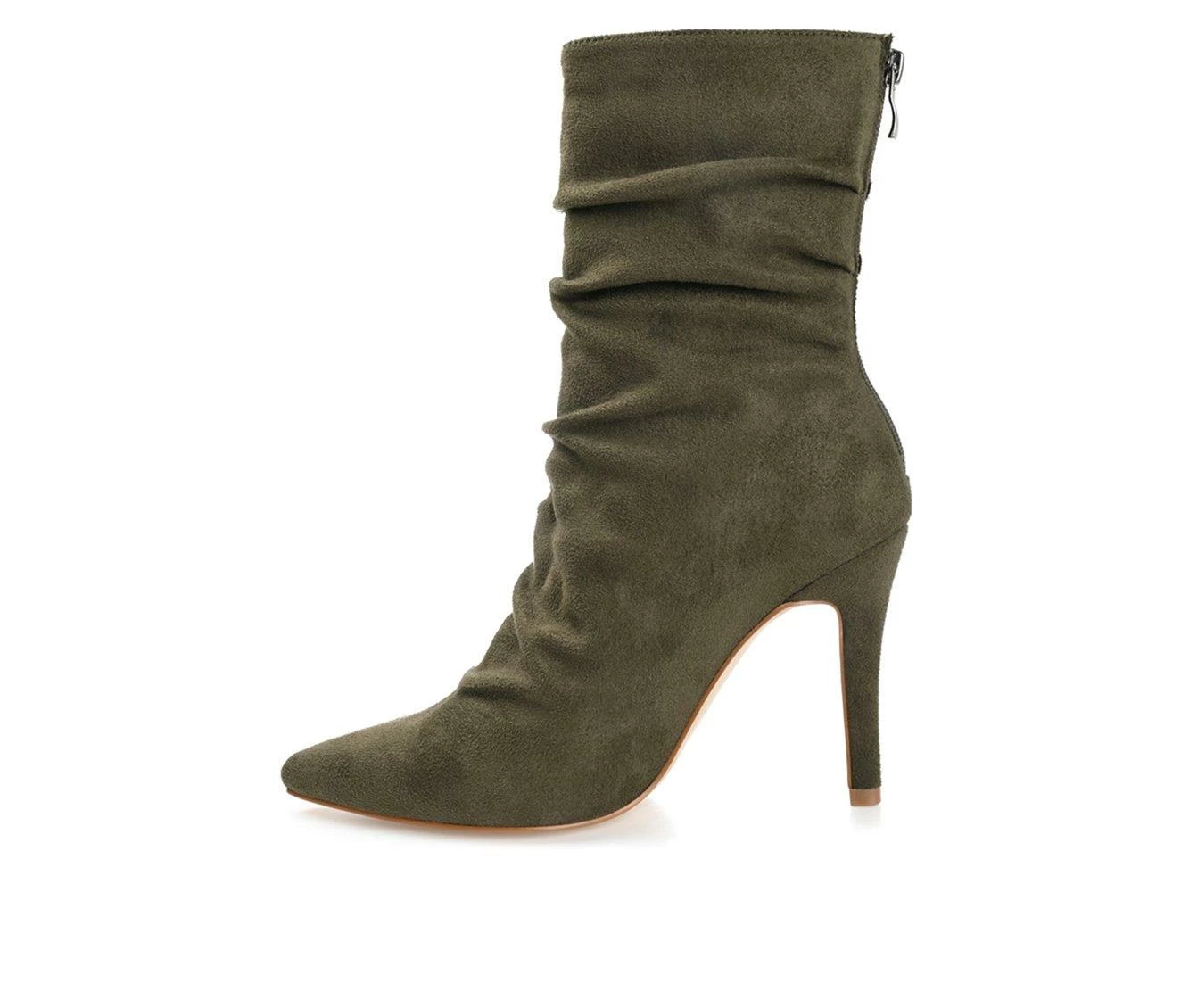 Wholesale ๐ฅฐ Women's Journee Collection Markie Stiletto Booties Olive ๐ 4 Wholesale ๐ฅฐ Women's Journee Collection Markie Stiletto Booties Olive ๐ - Image 4
