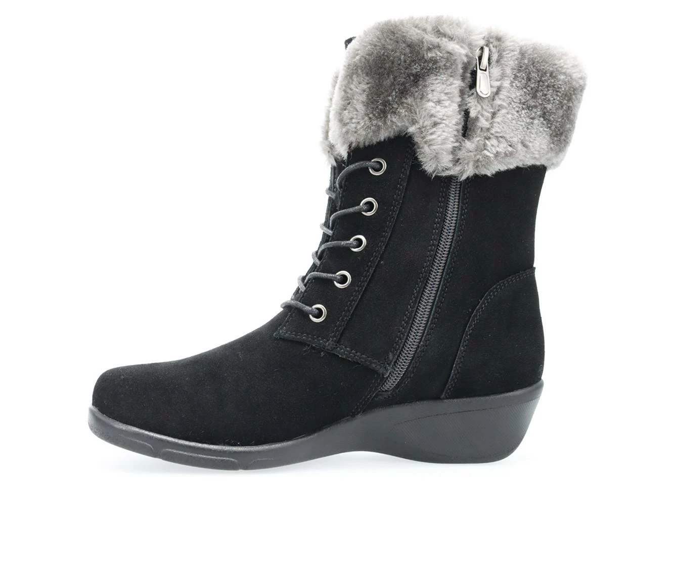 Brand new 😀 Women's Propet Winslow Mid Calf Winter 🥾 Boots Black ❤️ 4 Brand new 😀 Women's Propet Winslow Mid Calf Winter 🥾 Boots Black ❤️ - Image 4