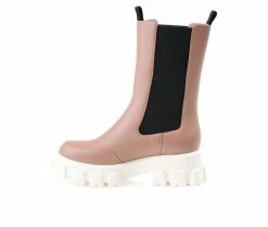 Coupon 👍 Women's Journee Collection Vista Chelsea 🥾 Boots Rose 😀 9 Coupon 👍 Women's Journee Collection Vista Chelsea 🥾 Boots Rose 😀 -London Fog Sales 3 523