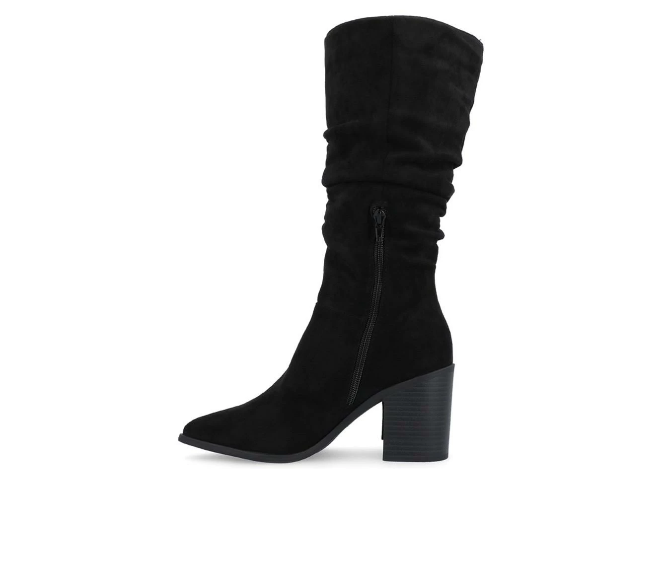 Best Sale ๐งจ Women's Journee Collection Hartly Mid Calf Western Inspired Boot Black ๐ 4 Best Sale ๐งจ Women's Journee Collection Hartly Mid Calf Western Inspired Boot Black ๐ - Image 4
