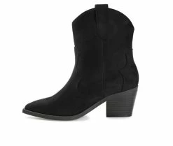 Wholesale 💯 Women's Journee Collection Becker Western 🥾 Boots Black ❤️ 9 Wholesale 💯 Women's Journee Collection Becker Western 🥾 Boots Black ❤️ -London Fog Sales 3 533