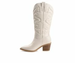 Outlet ๐ Women's Journee Collection Chantry Mid Calf Western ๐ฅพ Boots Beige ๐ 9 Outlet ๐ Women's Journee Collection Chantry Mid Calf Western ๐ฅพ Boots Beige ๐ -London Fog Sales 3 537