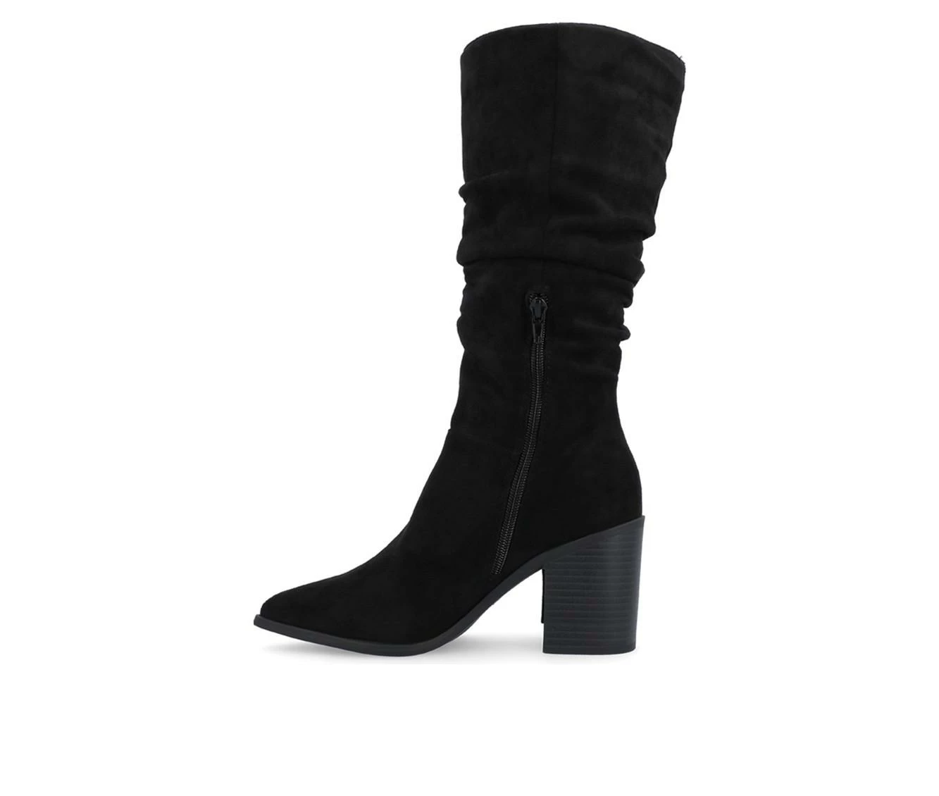 Coupon ✨ Women's Journee Collection Hartly-XWC Mid Calf Western Inspired Boot Black ✨ 4 Coupon ✨ Women's Journee Collection Hartly-XWC Mid Calf Western Inspired Boot Black ✨ - Image 4