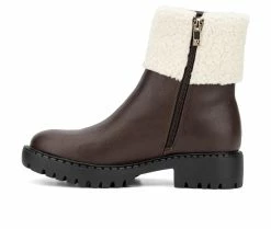 Discount 😀 Women's New York And Company Nelli Winter Booties Brown 🤩 9 Discount 😀 Women's New York And Company Nelli Winter Booties Brown 🤩 -London Fog Sales 3 547