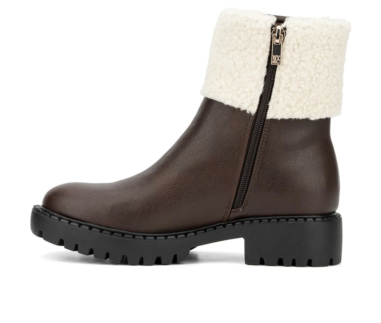 Discount 😀 Women's New York And Company Nelli Winter Booties Brown 🤩 4 Discount 😀 Women's New York And Company Nelli Winter Booties Brown 🤩 - Image 4
