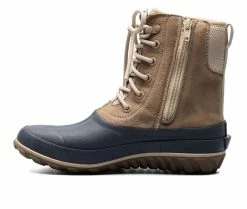 Cheapest 😀 Women's Bogs Footwear Classic Casual Tall Lace Leather Rain 🥾 Boots Taupe Multi 🔔 -London Fog Sales 3 548