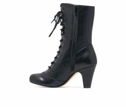 Discount ๐ Women's Chelsea Crew Claire Lace Up Mid Calf Booties Black โ 9 Discount ๐ Women's Chelsea Crew Claire Lace Up Mid Calf Booties Black โ -London Fog Sales 3 551