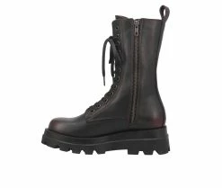 Discount ⭐ Women's Dingo Boot Mad Maxine Knee High 🥾 Boots Wine ✔️ -London Fog Sales 3 571