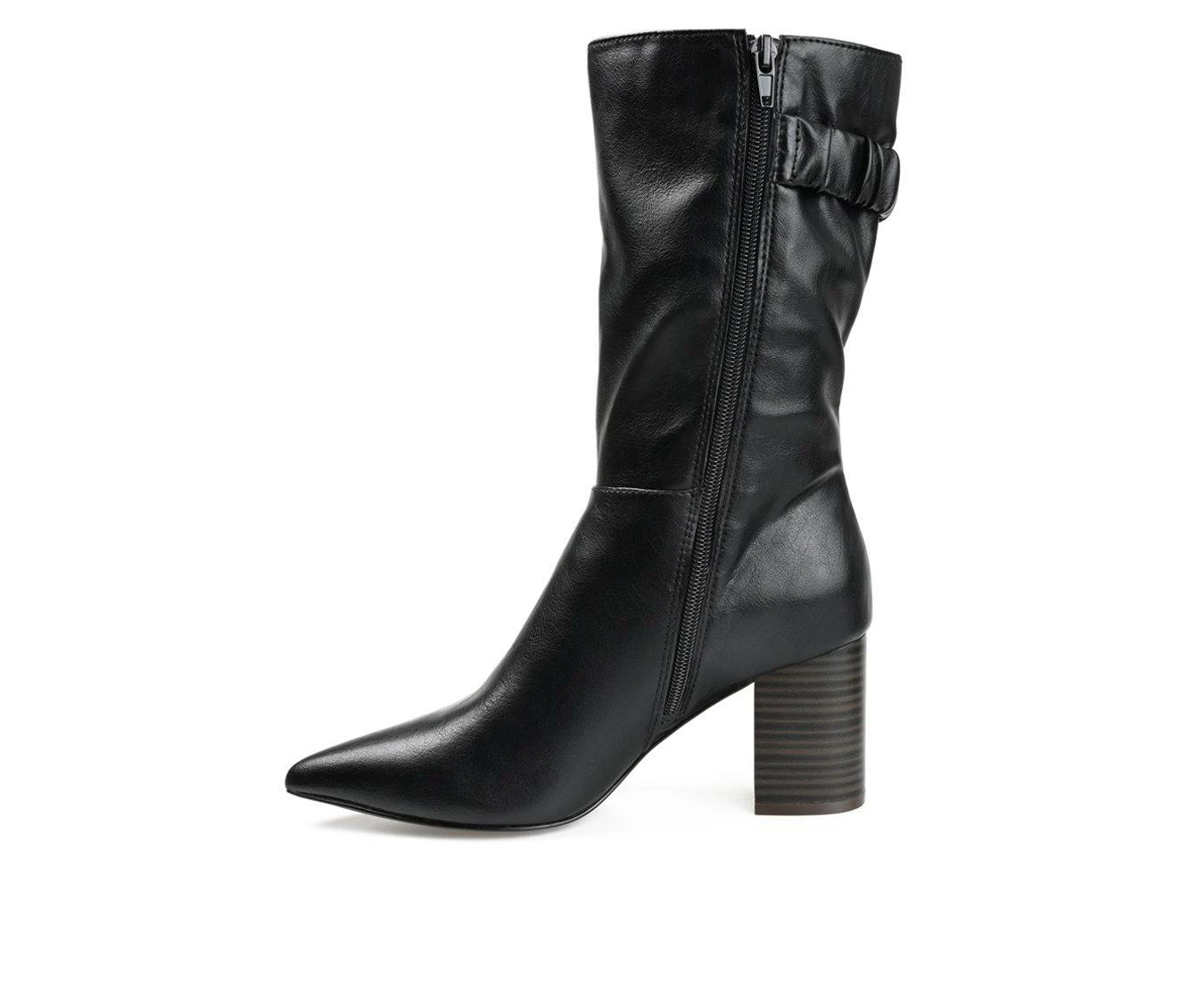 Top 10 ๐ Women's Journee Collection Wilo Mid ๐ฅพ Boots Black โญ 4 Top 10 ๐ Women's Journee Collection Wilo Mid ๐ฅพ Boots Black โญ - Image 4