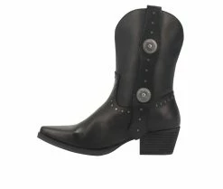 Brand new 🤩 Women's Dingo Boot True West Cowboy 🥾 Boots Black 🎉 -London Fog Sales 3 612