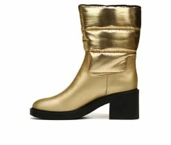 Promo 🎁 Women's Franco Sarto Snow Heeled Booties Gold ❤️ 9 Promo 🎁 Women's Franco Sarto Snow Heeled Booties Gold ❤️ -London Fog Sales 3 624