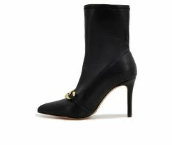 Wholesale ❤️ Women's XOXO Nigel Mid Calf Stiletto Booties Black 🌟 9 Wholesale ❤️ Women's XOXO Nigel Mid Calf Stiletto Booties Black 🌟 -London Fog Sales 3 641
