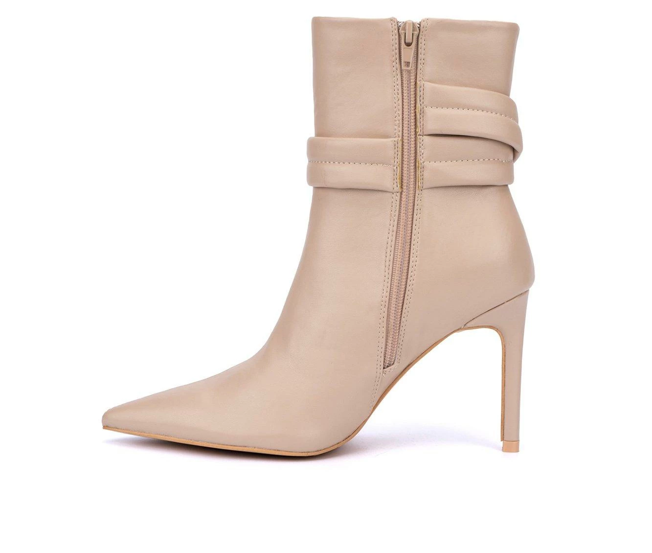 Outlet ✨ Women's New York And Company Remy Booties Nude ✨ 4 Outlet ✨ Women's New York And Company Remy Booties Nude ✨ - Image 4