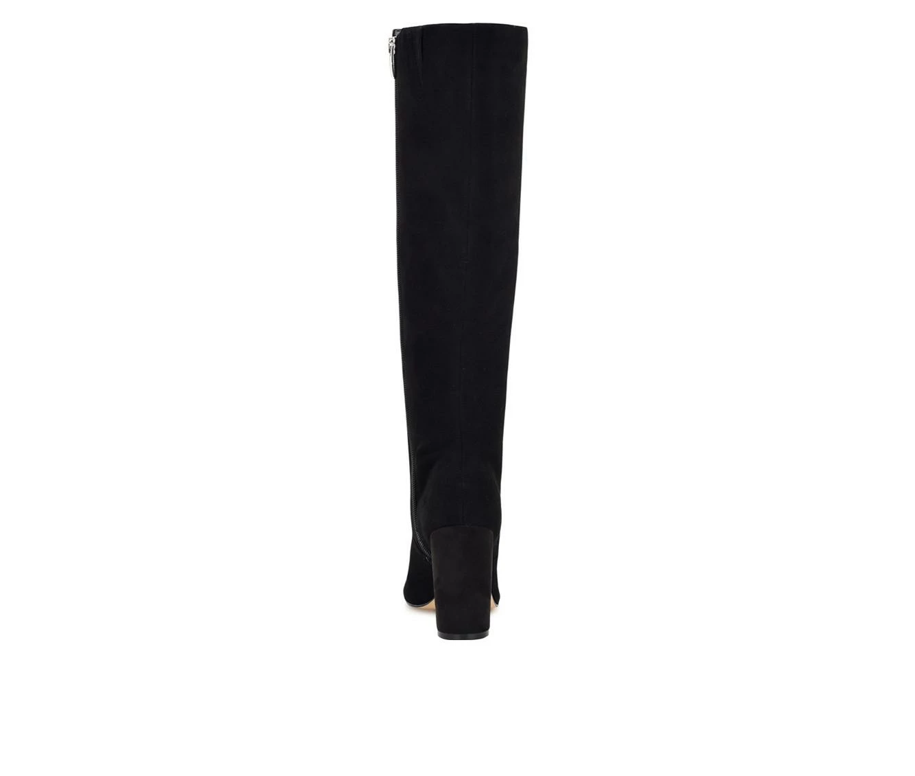 Best Sale ⭐ Women's Nine West Dane Heeled Knee High 🥾 Boots Black Suede 💯 4 Best Sale ⭐ Women's Nine West Dane Heeled Knee High 🥾 Boots Black Suede 💯 - Image 4