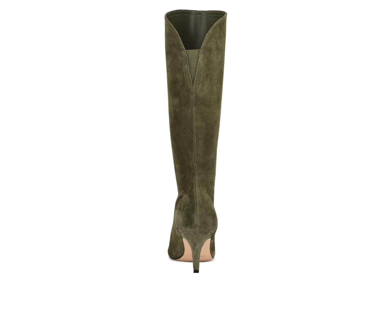 Hot Sale โค๏ธ Women's Nine West Buyah Knee High Heeled ๐ฅพ Boots Olive Suede ๐ 4 Hot Sale โค๏ธ Women's Nine West Buyah Knee High Heeled ๐ฅพ Boots Olive Suede ๐ - Image 4