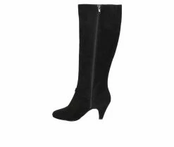Hot Sale 🎁 Women's Bella Vita Sasha Knee High 🥾 Boots Black Suede W ✔️ -London Fog Sales 3 82