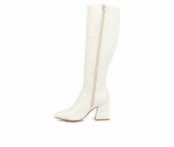 Best Sale 🤩 Women's Journee Collection Landree Wide Calf Knee High 🥾 Boots Bone ✨ 9 Best Sale 🤩 Women's Journee Collection Landree Wide Calf Knee High 🥾 Boots Bone ✨ -London Fog Sales 3 93