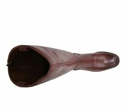 Flash Sale 🎉 Women's Franco Sarto Meyer Knee High 🥾 Boots Bordeaux 🎁 -London Fog Sales 4 106